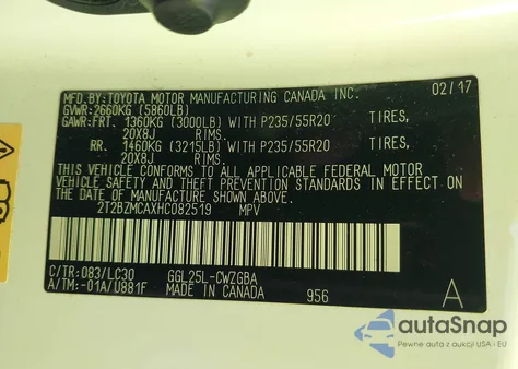 2017 Lexus Rx 350 F Sport from USA, damaged, VIN 2T2BZMCAXHC082519